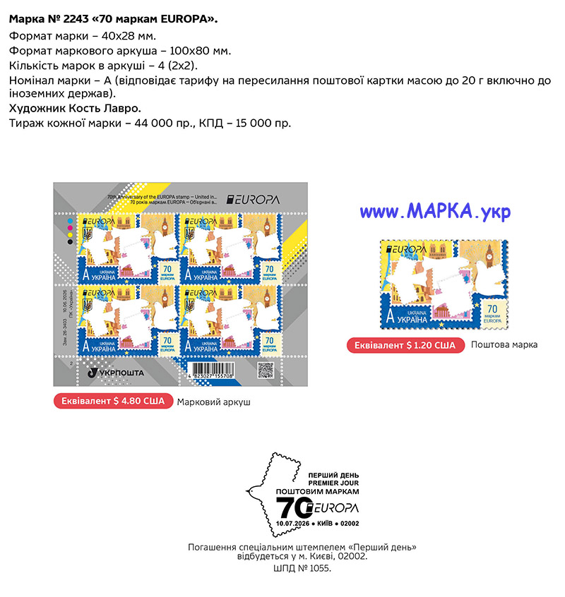Europe stamps